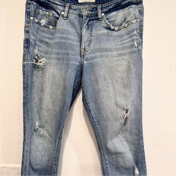 Torrid Women’s High Rise Straight Distresses Jeans sz 12 - Picture 4 of 10